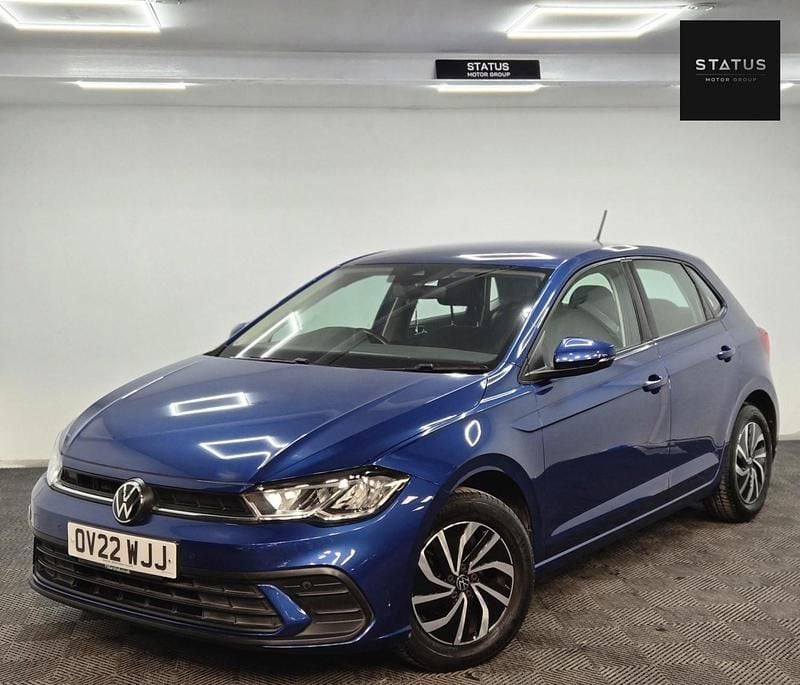 Used VW Polo Life 95 HP (69 kW) 2022 Blue Hatchback