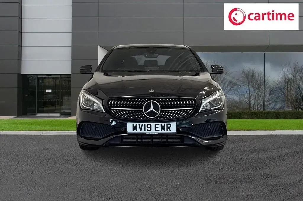 Used Mercedes CLA200 AMG line 156 HP (114 kW) 2019 Black Sedan