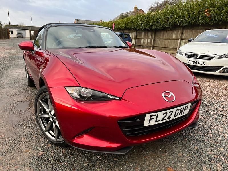 Red Used 2022 Mazda MX5 Inclusive Cabriolet | £19,995 (Good price) - Image 1/4