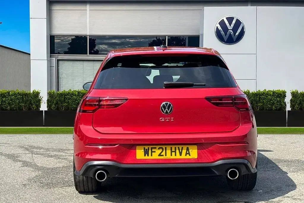 Used VW Golf VII GTI 2021 Red Hatchback