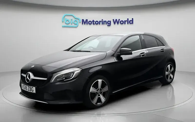 Used Mercedes A200 Sport Edition 136 HP (100 kW) 2018 Black Hatchback