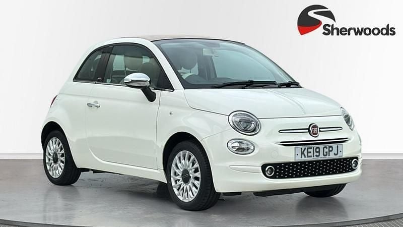 Used Fiat 500C Lounge 69 HP (50 kW) 2019 White Cabriolet