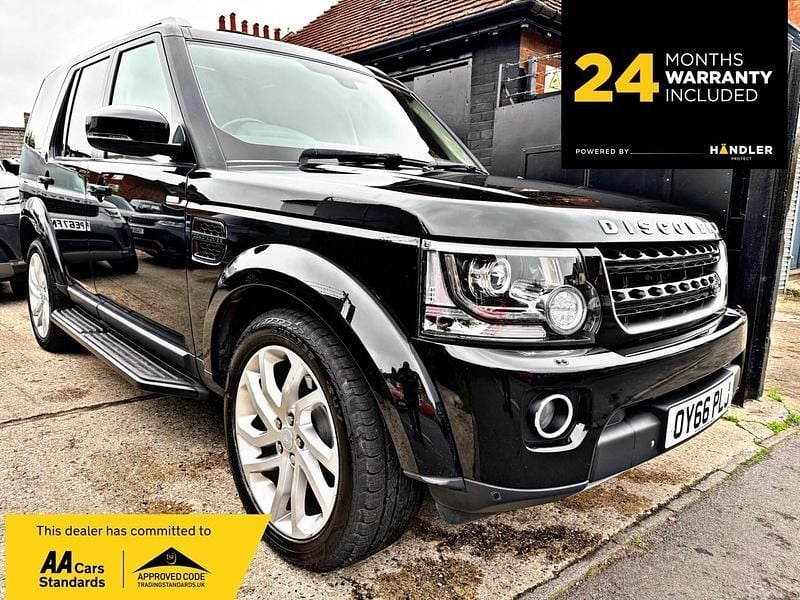 Black Used 2016 Land Rover Discovery 4 Landmark SUV | £18,990 (Fair price) - Image 1/3