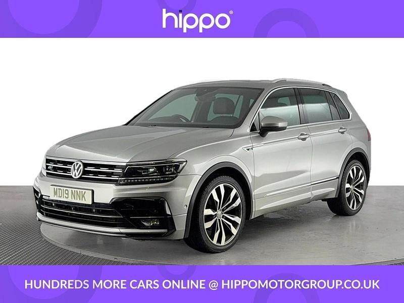 Silver Used 2019 VW Tiguan R-line SUV | £17,520 (Good price) - Image 1/4