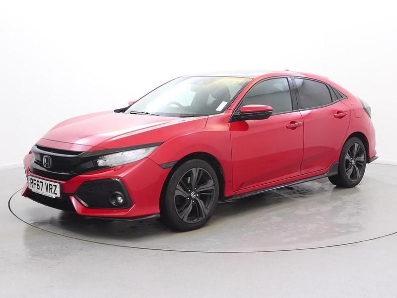 Używany Honda Civic Sport Plus 182 KM (133 kW) 2017 Czerwony Hatchback