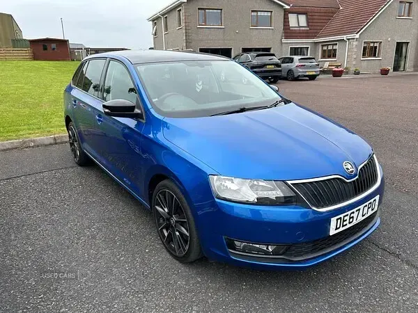 Used Skoda Rapid Sport 110 HP (80 kW) 2018 Blue Hatchback
