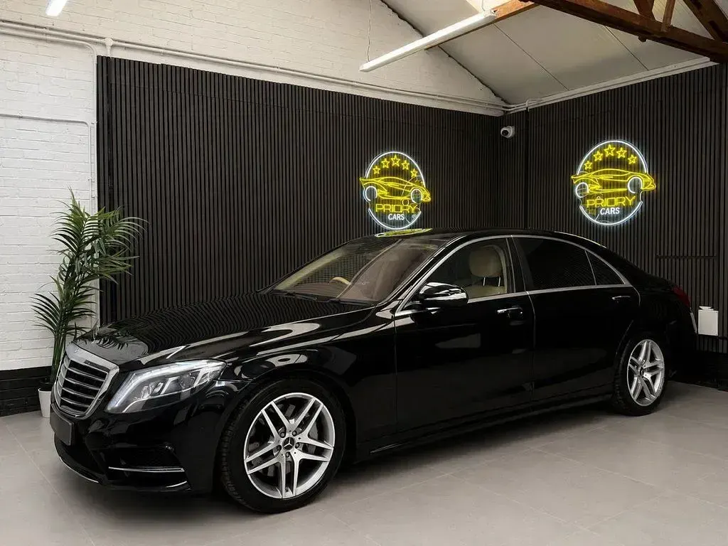 Used Mercedes S500L AMG line 455 HP (334 kW) 2015 Black Sedan