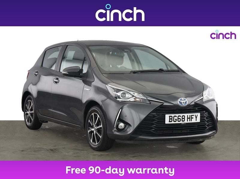 Grey Used 2018 Toyota Yaris Hybrid Hatchback | £12,899 (Good price) - Image 1/3