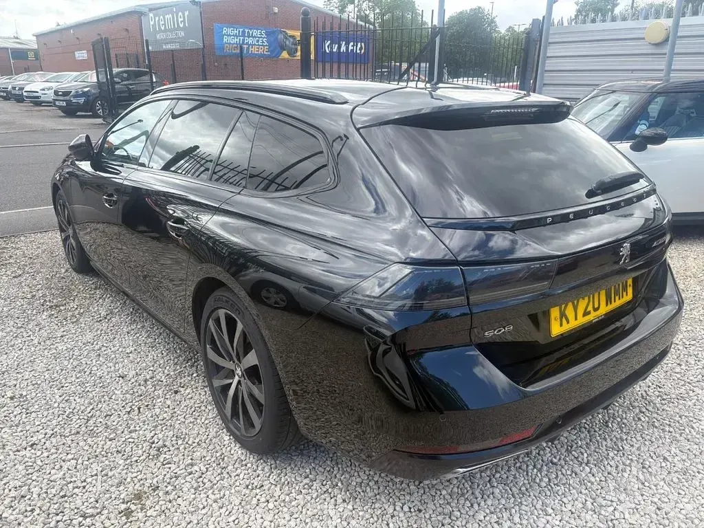 Used Peugeot 508 SW GT-line 130 HP (95 kW) 2020 Black Estate