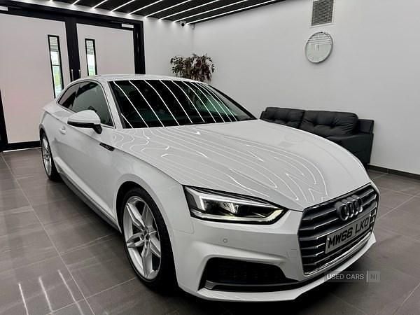 Used Audi A5 S-Line 190 HP (139 kW) 2016 White Coupe