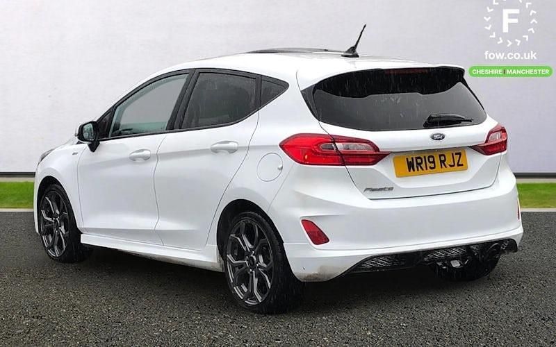 Used Ford Fiesta ST-Line 125 HP (91 kW) 2019 White Hatchback