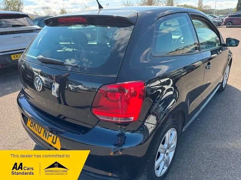 Used VW Polo SE 70 HP (51 kW) 2010 Black Hatchback