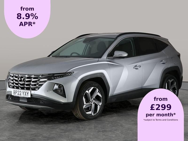 Silver Used 2022 Hyundai Tucson Premium SUV | £20,967 (Good price) - Image 1/2