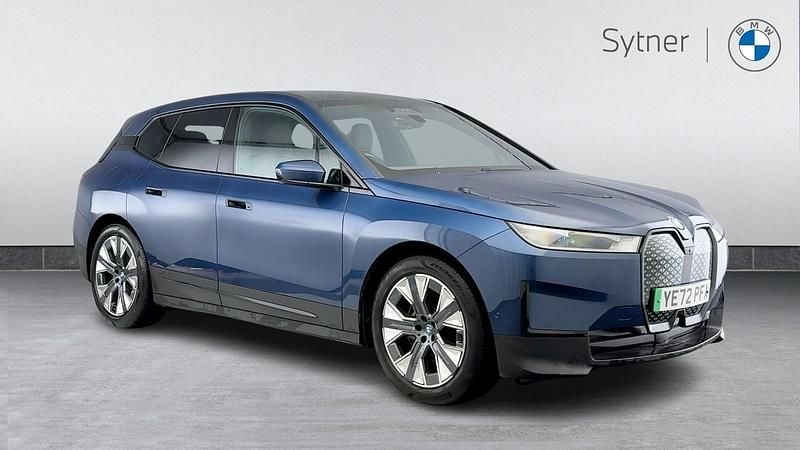 Blue Used 2022 BMW iX Sport Line SUV | £32,500 (Fair price) - Image 1/4