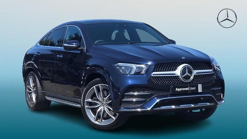 Blue Used 2021 Mercedes GLE400 AMG Line Premium Plus Coupe | £44,995 (Fair price) - Image 1/4