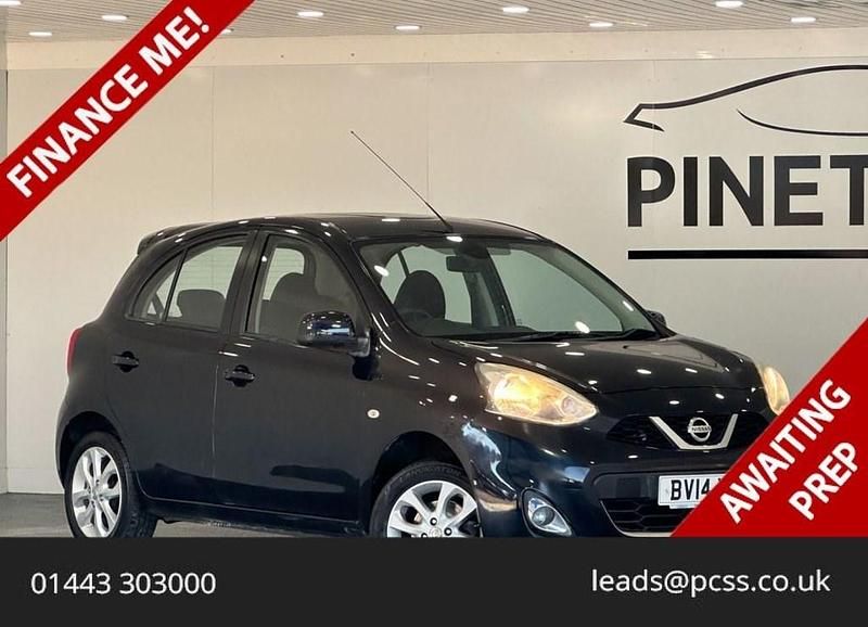 Begagnad Nissan Micra Acenta 80 HK (58 kW) 2014 Svart Halvkombi