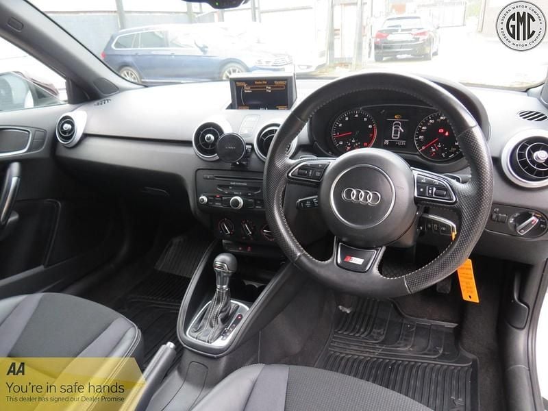 Used Audi A1 S-Line 122 HP (89 kW) 2014 White Hatchback
