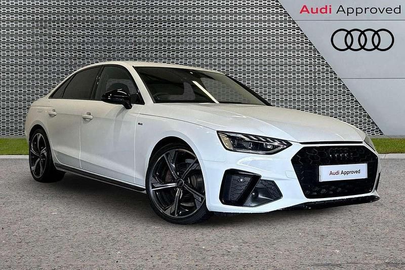 White Used 2022 Audi A4 Black Edition Sedan | £25,995 - Image 1/4