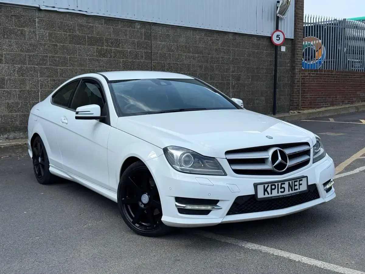 Used Mercedes C250 Sport Edition 2015 White Coupe