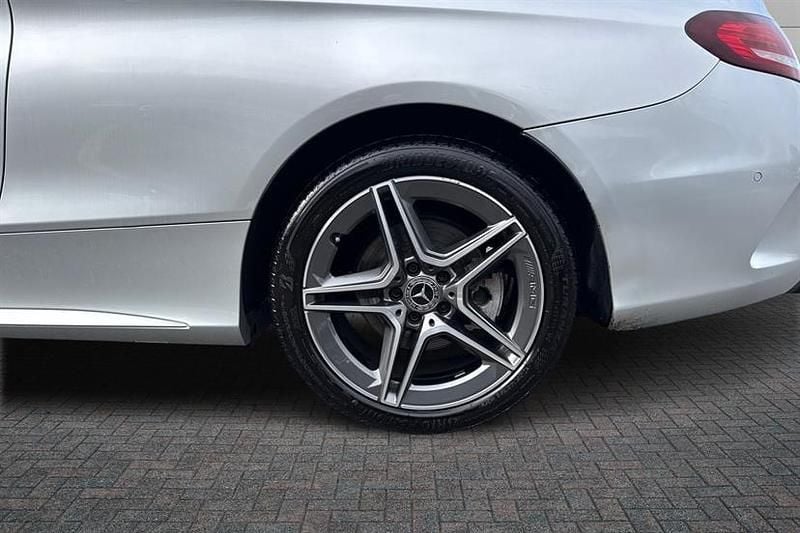 Used Mercedes C300 AMG Line Premium 258 HP (189 kW) 2019 Iridium silver Coupe