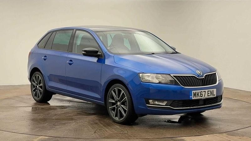Blue Used 2017 Skoda Rapid Sport Hatchback | £8,990 (Fair price) - Image 1/1