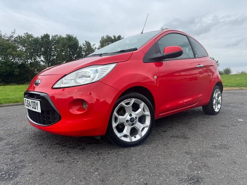 Used Ford Ka Metall 69 HP (50 kW) 2014 Red Hatchback