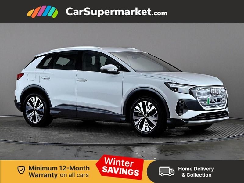 White Used 2024 Audi Q4 e-tron Sport SUV | £28,797 (Fair price) - Image 1/4