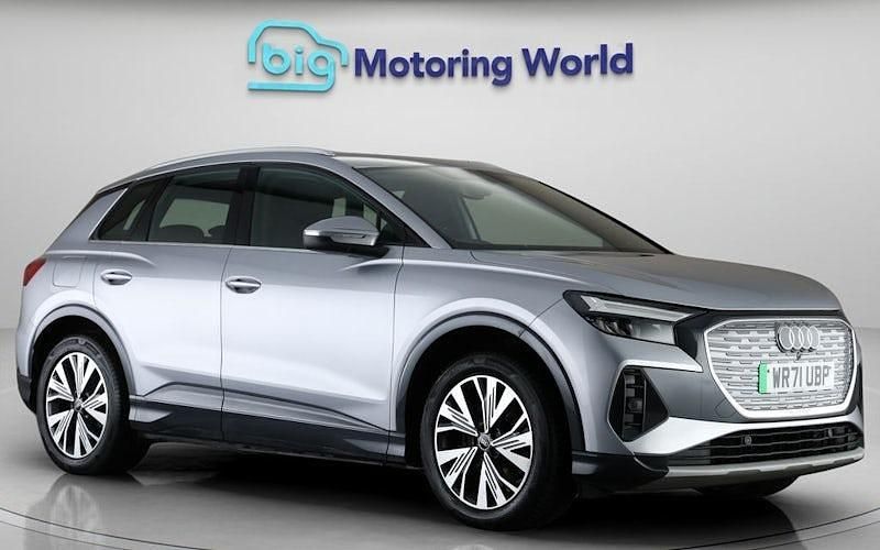 Silver Used 2021 Audi Q4 e-tron Sport SUV | £17,800 (Good price) - Image 1/4