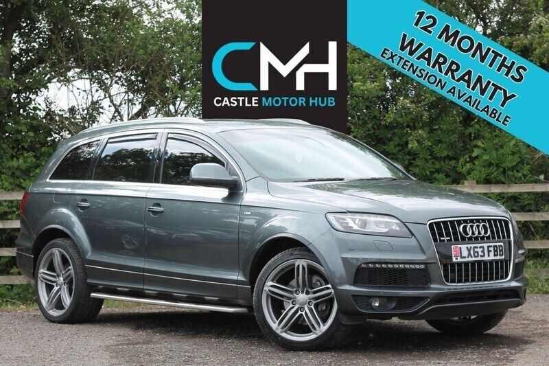 Grey Used 2013 Audi Q7 S-line plus SUV | £8,795 (Fair price) - Image 1/4