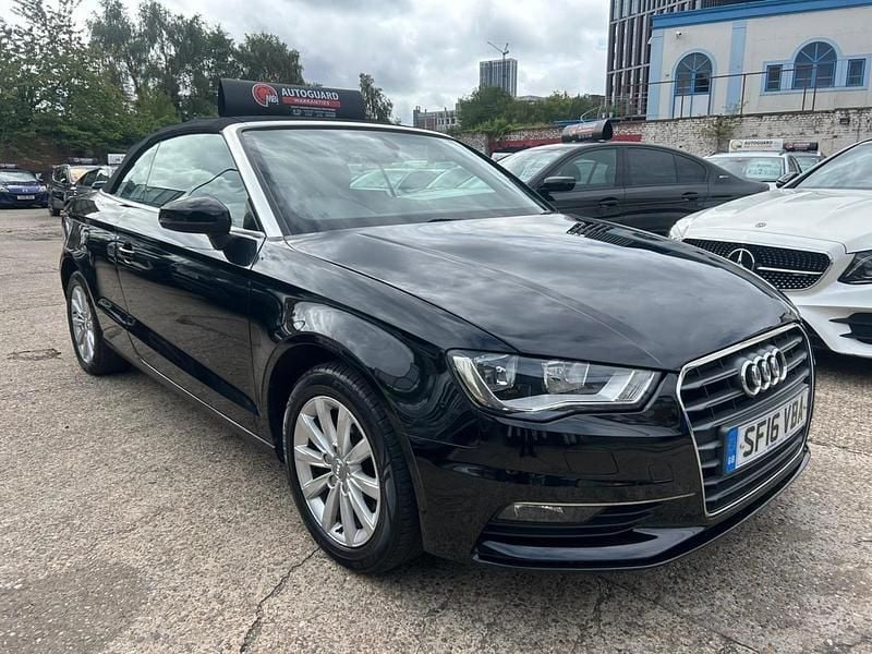 Black Used 2016 Audi A3 Cabriolet Cabriolet | £4,490 (Fair price) - Image 1/3