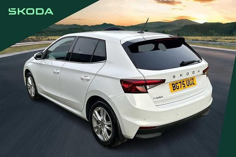 Used Skoda Fabia SE L 113 HP (83 kW) 2025 White Hatchback