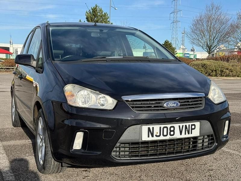 Black Used 2008 Ford C-MAX Zetec MPV | £2,495 (Fair price) - Image 1/4