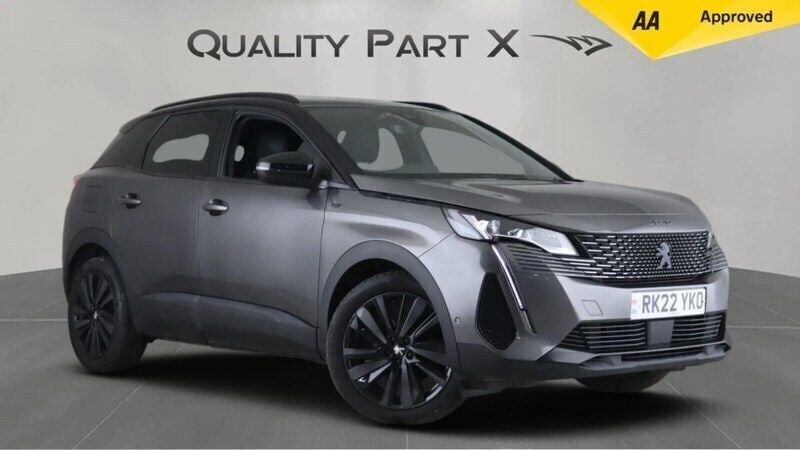 Grey Used 2022 Peugeot 3008 GTi SUV | £13,750 (Good price) - Image 1/4