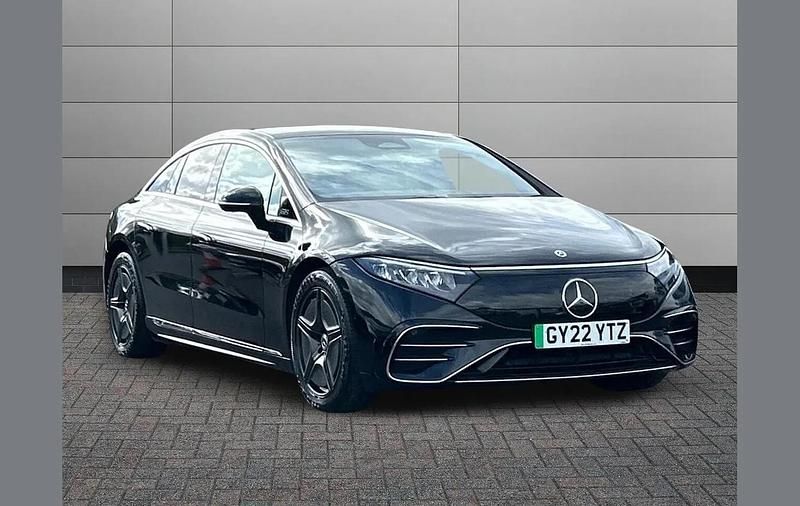 Used Mercedes EQS450+ AMG line 244 kW (333 HP) 2022 Black Sedan