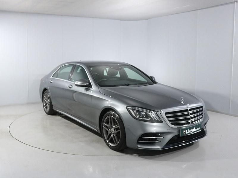 Used Mercedes S450 AMG line 2018 Grey Sedan