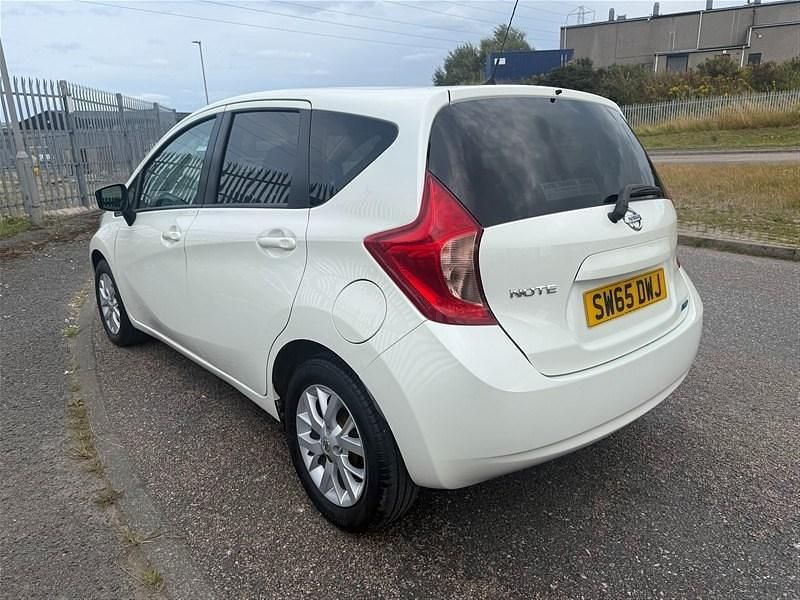 Used Nissan Note Acenta Premium 90 HP (66 kW) 2015 White Hatchback