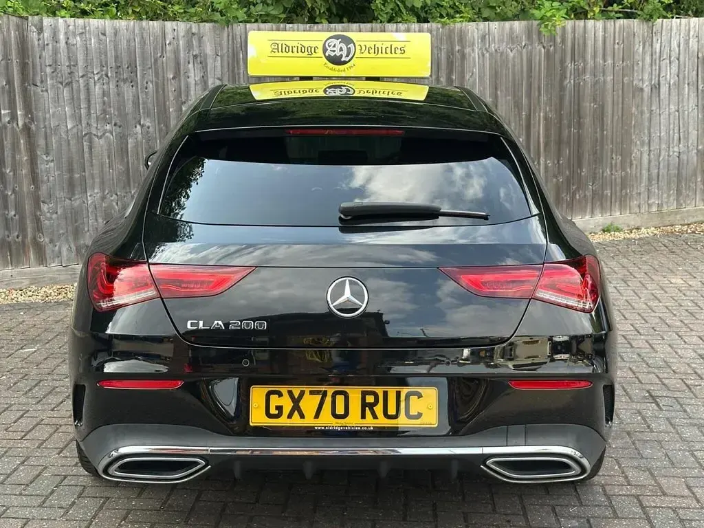 Used Mercedes CLA200 Shooting Brake AMG line 2020 Black Estate