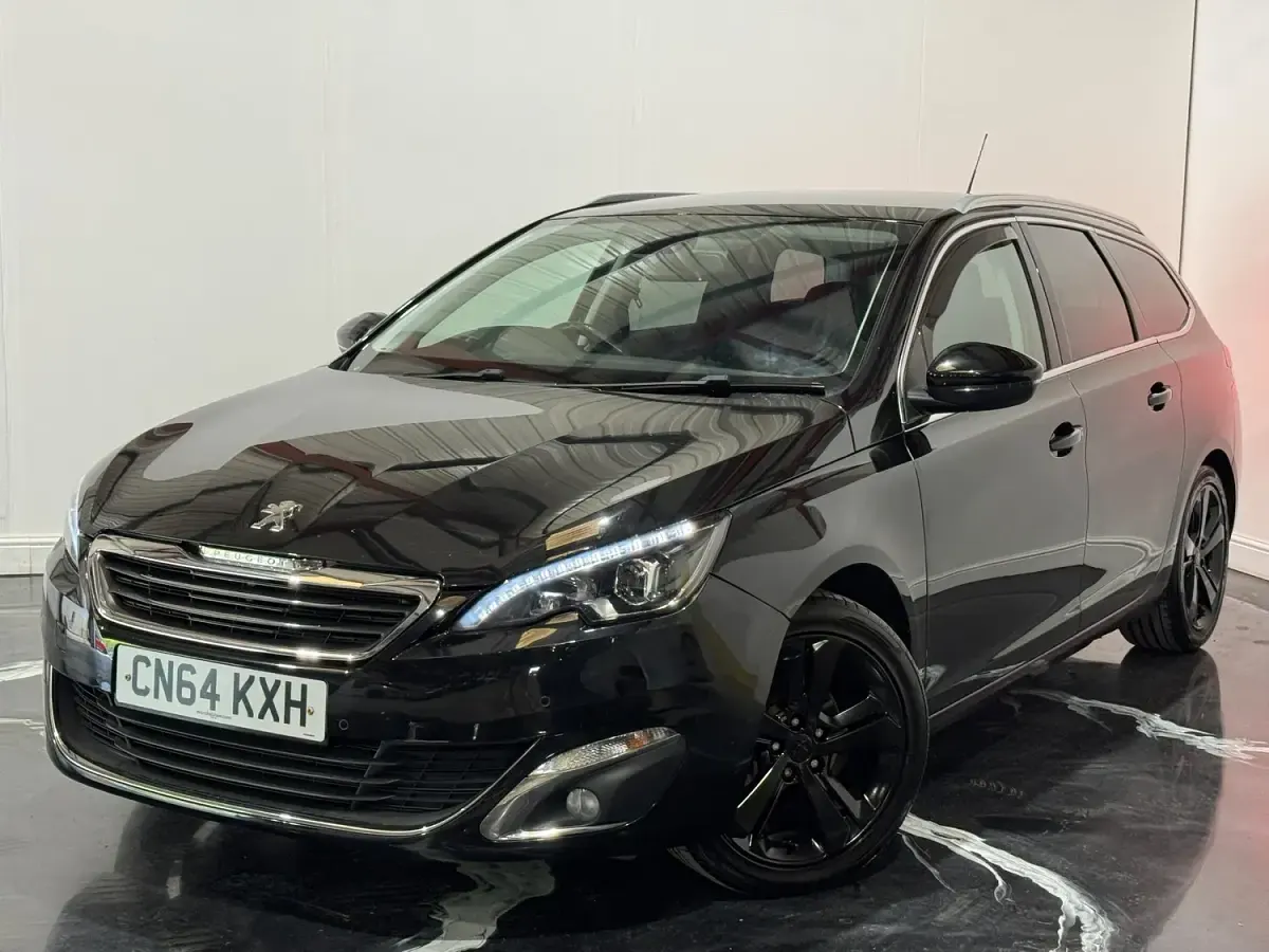 Used Peugeot 308 SW Allure 115 HP (84 kW) 2014 Black Estate