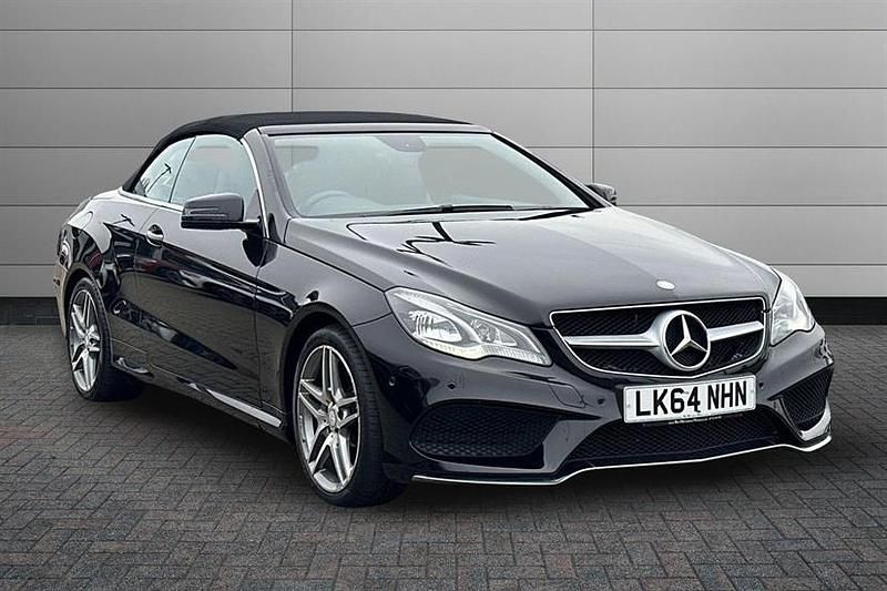 Black Used 2014 Mercedes E220 AMG Cabriolet | £10,995 (Fair price) - Image 1/4