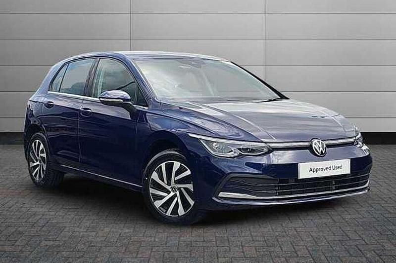 Atlantic blue Used 2021 VW Golf VIII Style Hatchback | £20,150 (Good price) - Image 1/4