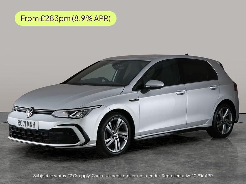 Used VW Golf VII R-line 150 HP (110 kW) 2021 Silver Hatchback