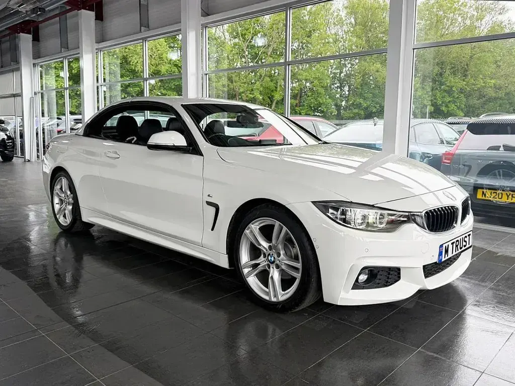 Used BMW 420 Cabriolet M Sport 184 HP (135 kW) 2019 White Cabriolet