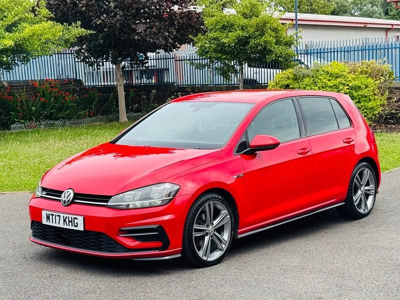 Red Used 2017 VW Golf VII R-line Hatchback | £5,950 (Super price) - Image 1/4