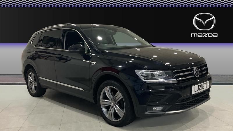 Black Used 2021 VW Tiguan Allspace Match SUV | £17,500 (Fair price) - Image 1/3