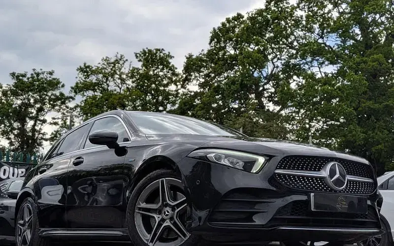 Used Mercedes A250 AMG Line Premium 218 HP (160 kW) 2021 Black Hatchback