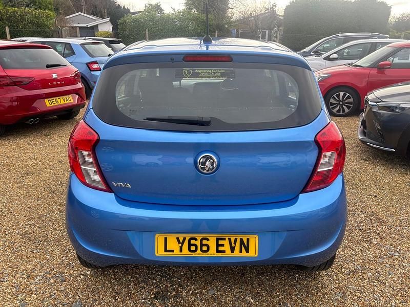 Used Vauxhall Viva 75 HP (55 kW) 2016 Blue Hatchback