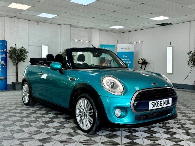 Turquoise Used 2016 Mini Cooper Cabriolet Chili Cabriolet | £9,991 (Expensive) - Image 1/3