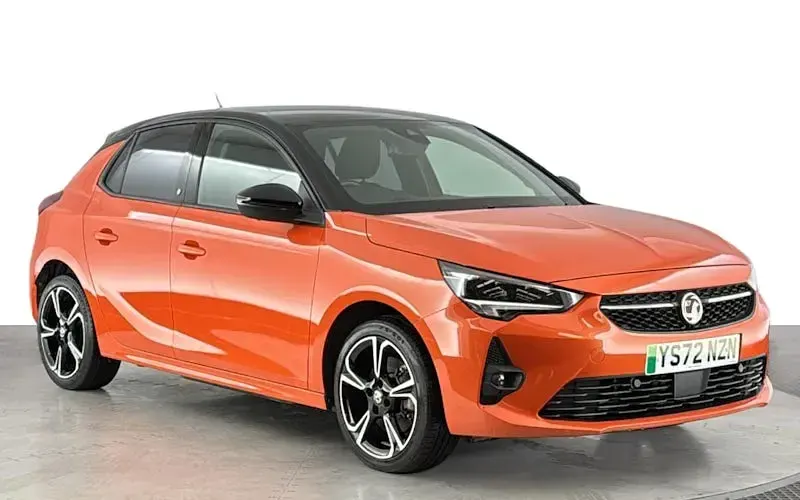 Used Vauxhall Corsa-e GS Line 100 kW (136 HP) 2022 Orange Hatchback