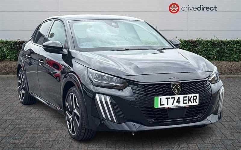 Black Used 2024 Peugeot e-208 GTi Hatchback | £21,341 (Expensive) - Image 1/4
