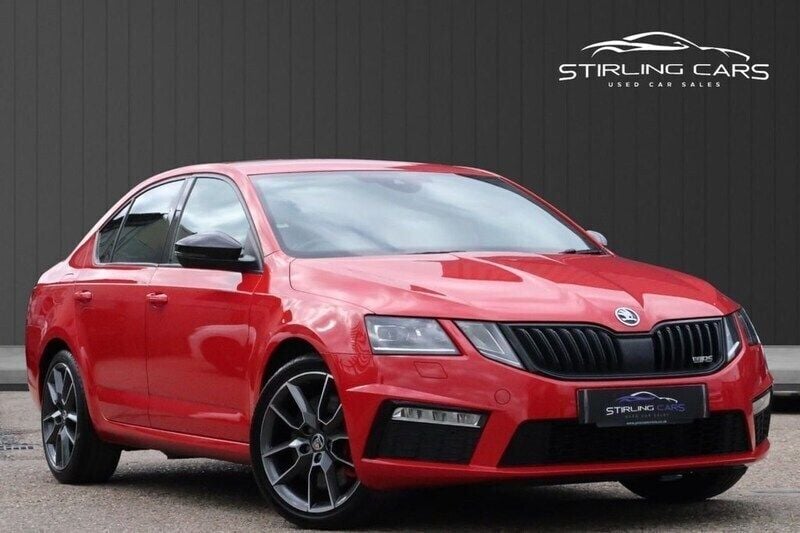 Red Used 2019 Skoda Octavia vRS Hatchback | £13,989 (Good price) - Image 1/4